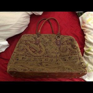 J Jill carpet bag